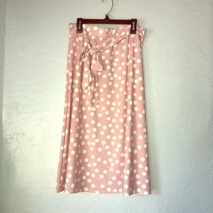 Melissa Paige Pink polka dot skirt